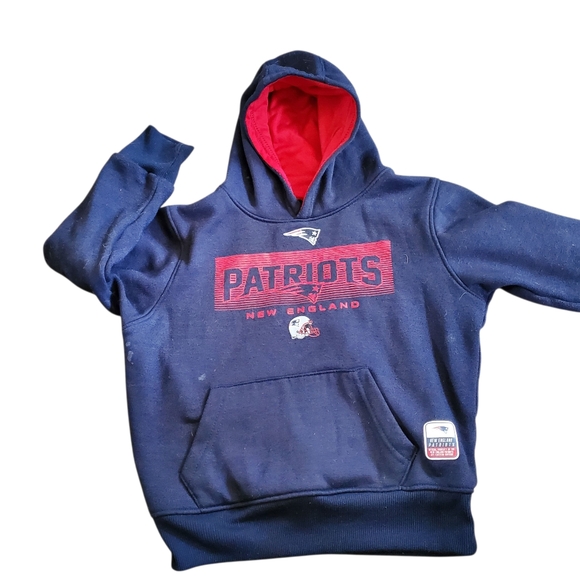 New England Patriots Kids Hoodie Maybe Size 5 or 6 Official AFC Football - Picture 1 of 3